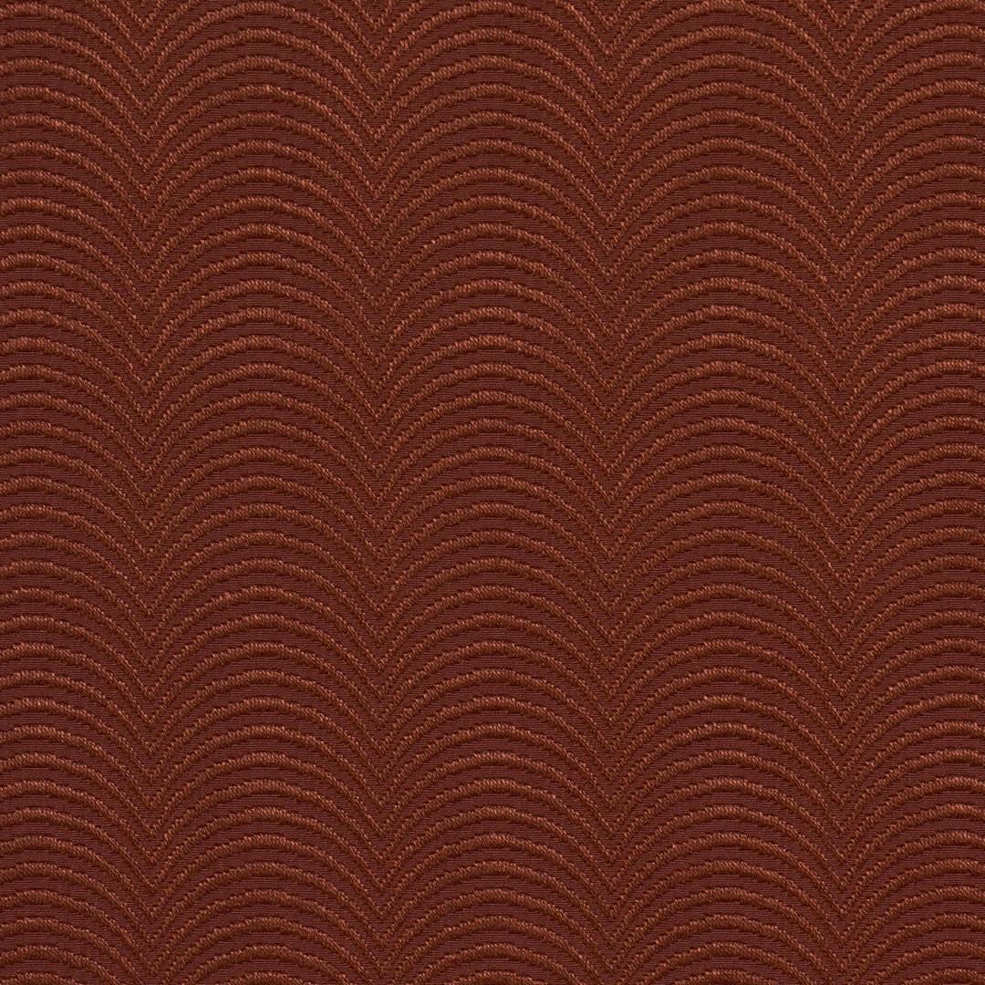 Hurdles Performance Terracotta 79966 by Schumacher Designer Fabric