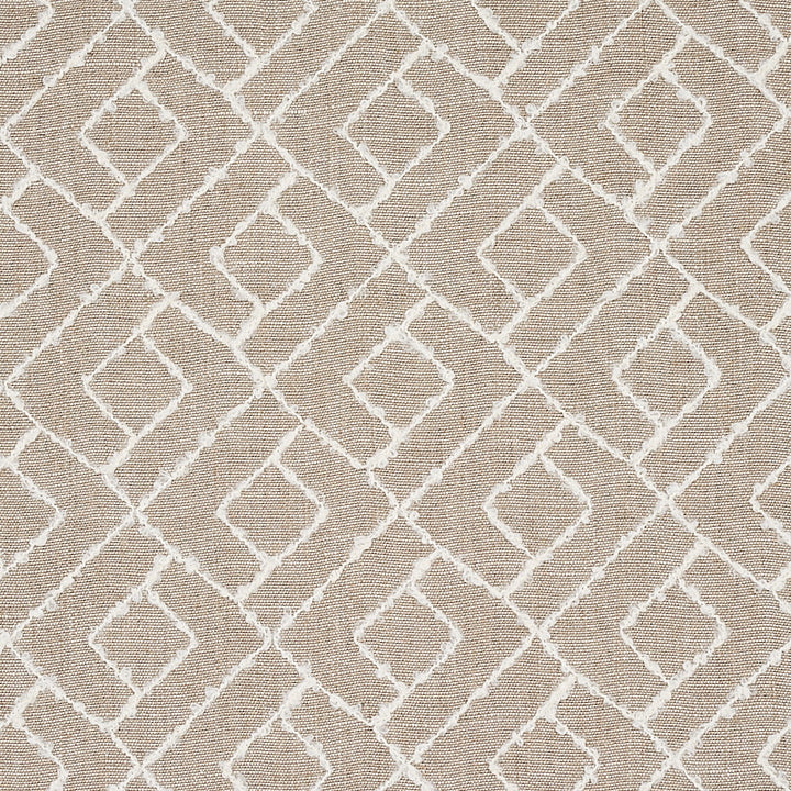 Durant Embroidery Natural 80130 by Schumacher Designer Fabric WORLD VIEW II LINEN 96% WOOL 2% ITALY MARTINDALE 20,000 </p><p>Repeat: Horizontal: 6" (15CM) and Vertical: 55 - Swanky Fabrics -