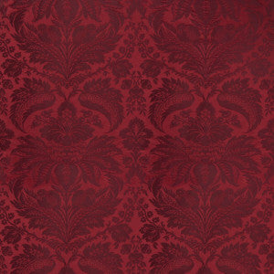 Damask Pierre Grape by Brunschwig & Fils Designer Fabric