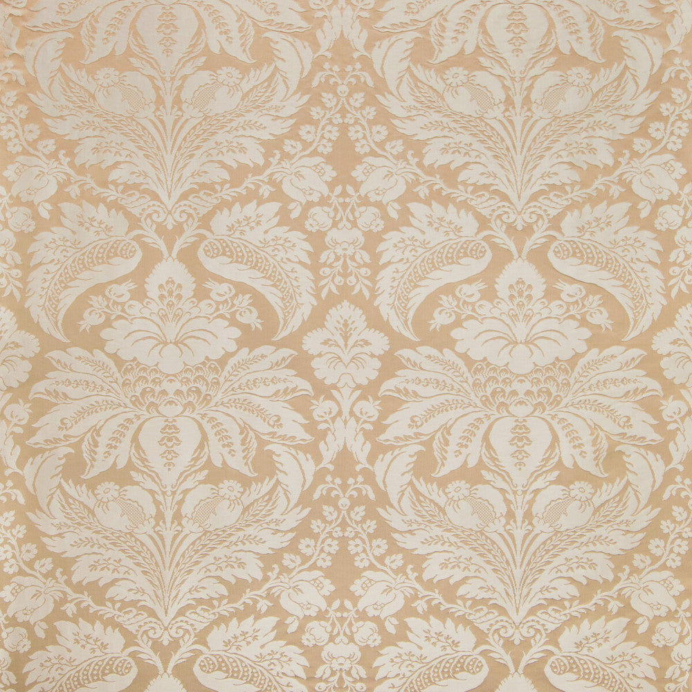 Damask Pierre Sand by Brunschwig & Fils Fabric Brunschwig & Fils Fabric Damask Pierre SandFabric B&F SHOWROOM EXCLUSIVE 2019 COTTON - 70%;SILK - 30% France </p><p>Repeat: H: 25.5, V: 31 51 - Fabric Carolina -