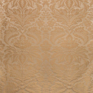 Damask Pierre Chestnut by Brunschwig & Fils Designer Fabric