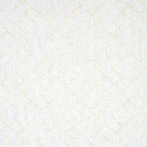 Durant Embroidery Ivory 80131 by Schumacher Designer Fabric