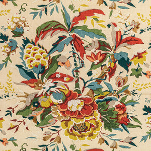 Horseshoe Bay Sand/Multi by Brunschwig & Fils Designer Fabric