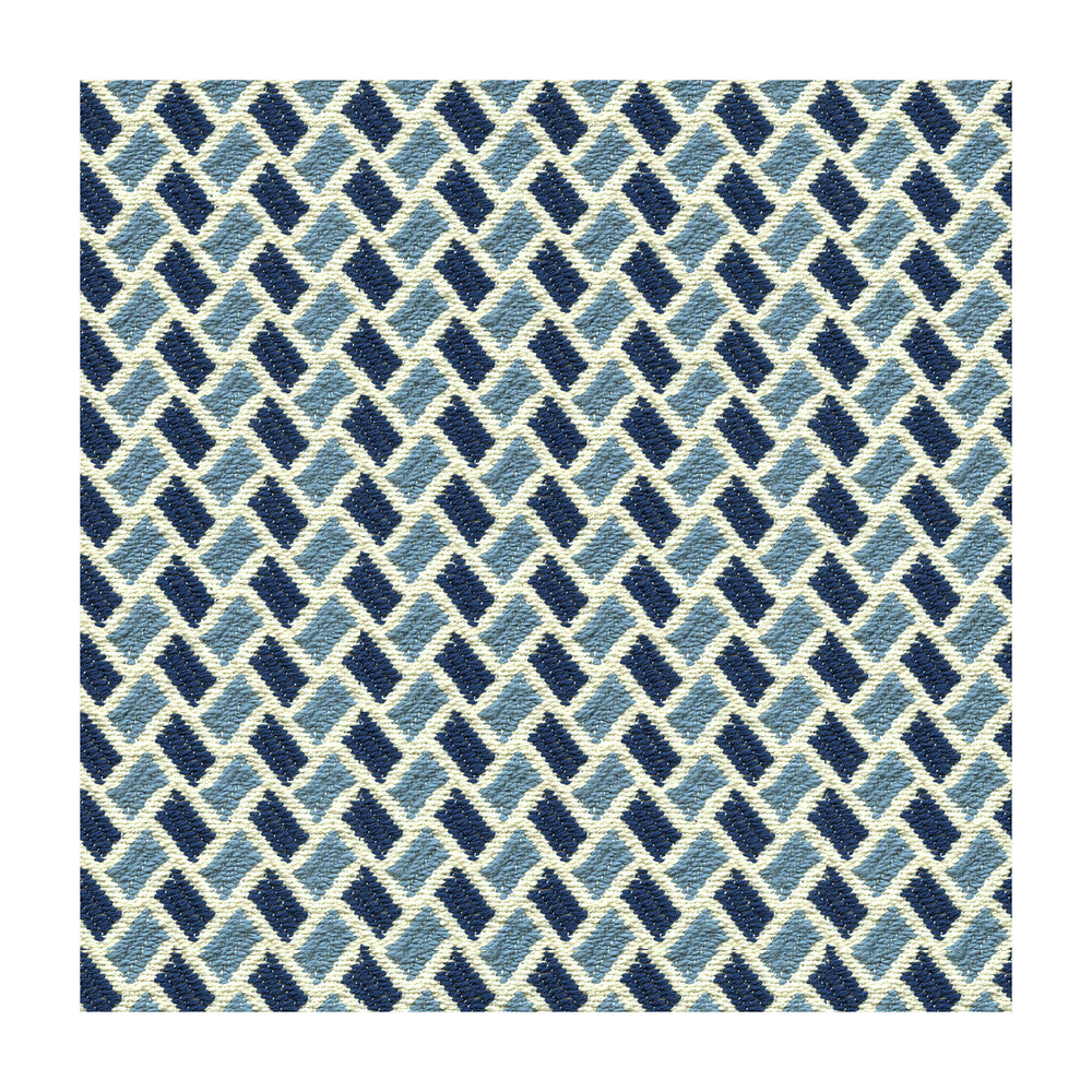 New Briquetage Sky/Indigo by Brunschwig & Fils Fabric Brunschwig & Fils Fabric New Briquetage Sky/IndigoFabric LES TROPIQUES COTTON - 100% United States </p><p>Repeat: H: 0.875, V: 0.688 51.75 - Fabric Carolina -