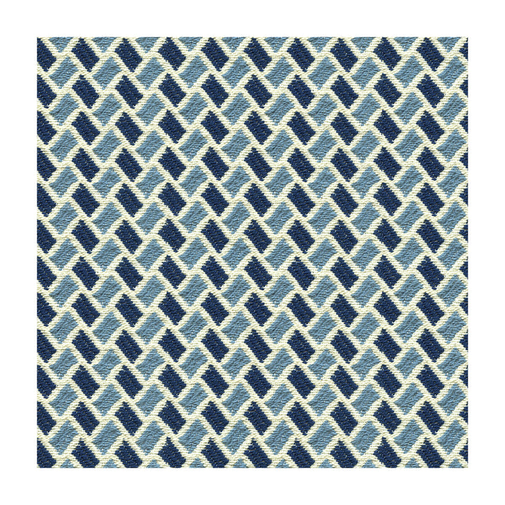 New Briquetage Sky/Indigo by Brunschwig & Fils Fabric Brunschwig & Fils Fabric New Briquetage Sky/IndigoFabric LES TROPIQUES COTTON - 100% United States </p><p>Repeat: H: 0.875, V: 0.688 51.75 - Fabric Carolina -