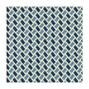 New Briquetage Sky/Indigo by Brunschwig & Fils Designer Fabric