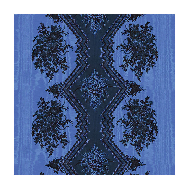 Coppelia Moire Bleu by Brunschwig & Fils Fabric Brunschwig & Fils Fabric Coppelia Moire BleuFabric MADELEINE CASTAING COTTON - 53%;VISCOSE - 47% France </p><p>Repeat: H: 24.41, V: 11.81 51.18 - Fabric Carolina -