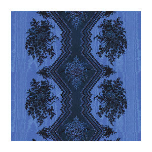 Coppelia Moire Bleu by Brunschwig & Fils Designer Fabric