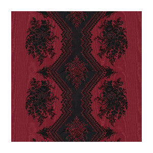 Coppelia Moire Rouge by Brunschwig & Fils Designer Fabric