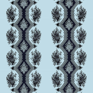 Coppelia Satin Ciel by Brunschwig & Fils Designer Fabric
