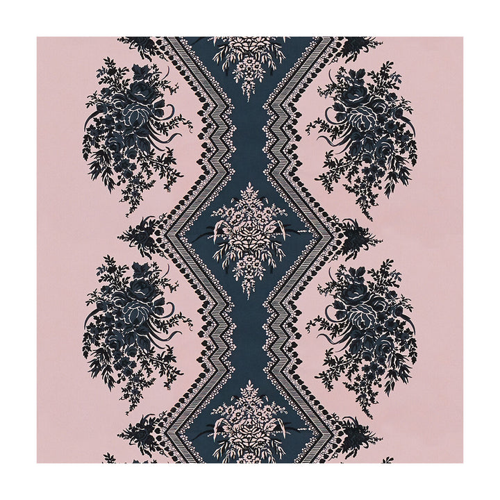 Coppelia Satin Rose by Brunschwig & Fils Fabric Brunschwig & Fils Fabric Coppelia Satin RoseFabric MADELEINE CASTAING COTTON - 100% France </p><p>Repeat: H: 24.41, V: 11.81 55.11 - Fabric Carolina -