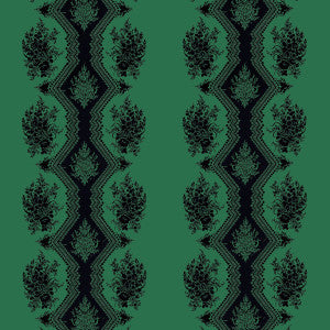 Coppelia Satin Emerald by Brunschwig & Fils Designer Fabric