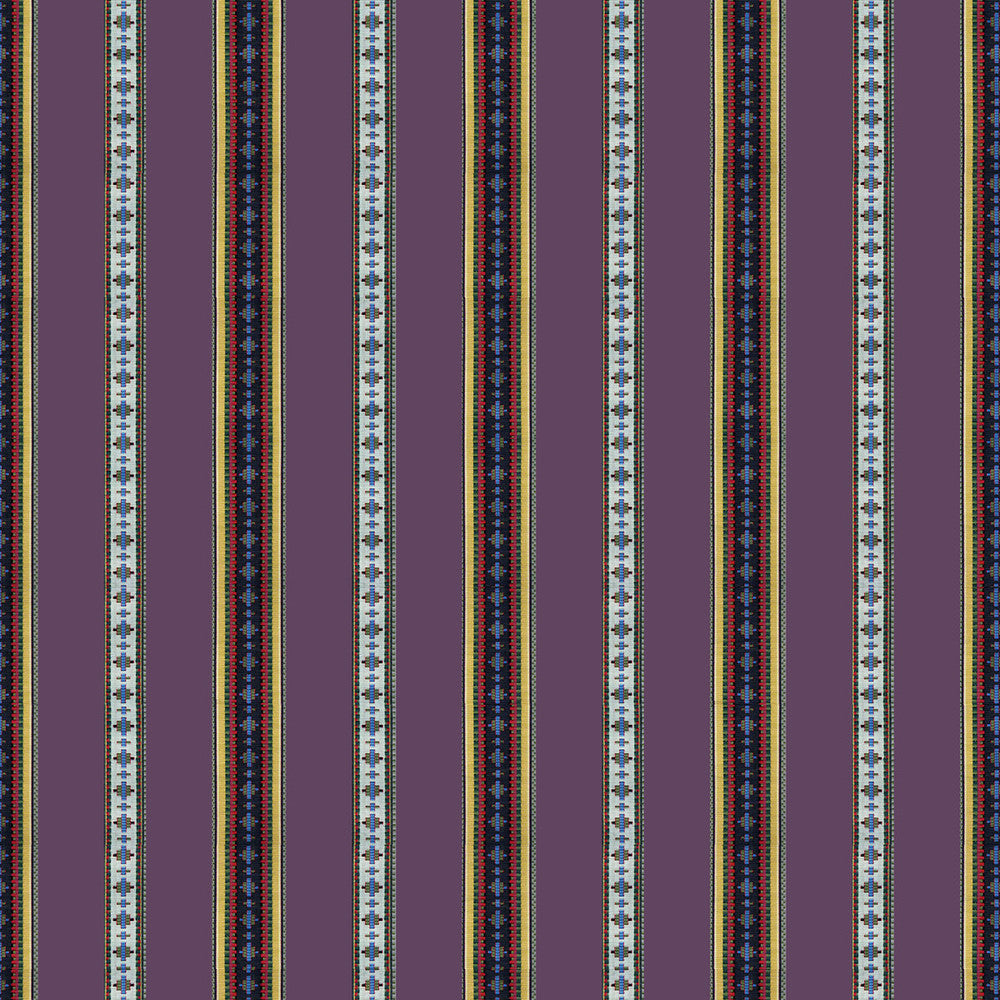 Rayure Broderie Aubergine by Brunschwig & Fils Fabric Brunschwig & Fils Fabric Rayure Broderie AubergineFabric MADELEINE CASTAING COTTON - 100% France </p><p>Repeat: H: 13.78, V: 1.77 51.18 - Fabric Carolina -