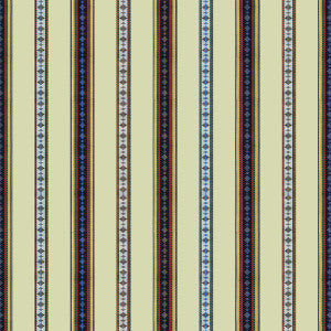 Rayure Broderie Beige by Brunschwig & Fils Designer Fabric