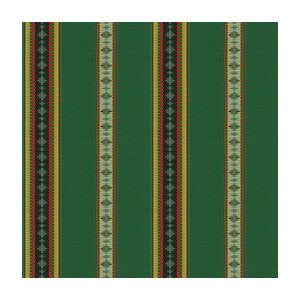 Rayure Broderie Vert by Brunschwig & Fils Designer Fabric
