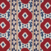 Varkala Print Red/Blue by Brunschwig & Fils Designer Fabric