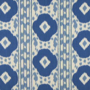 Varkala Print Navy/Sky by Brunschwig & Fils Designer Fabric