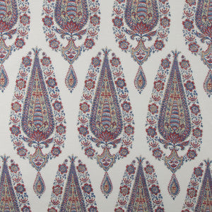 Komal Paisley Madder/Blue by Brunschwig & Fils Designer Fabric