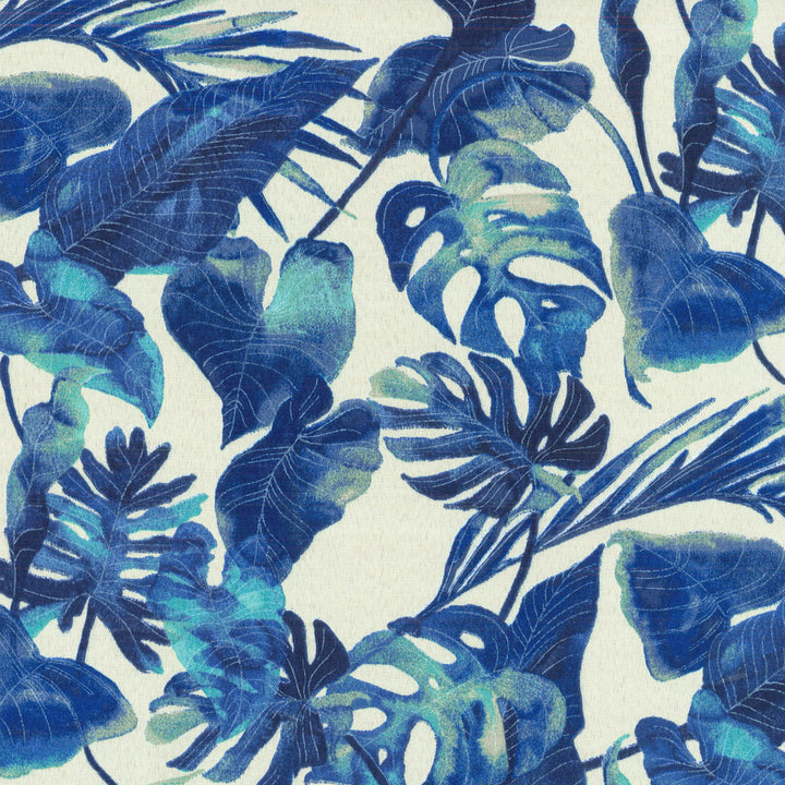 Tbo Inky Palms Indigo 801641 by Tommy Bahama Designer Fabric Tbo Dec'16 100% Spun Polyester see sample see sample Horizontal: 13.50 inches and Vertical: 18.00 inches V 54 inches - Swanky Fabrics -