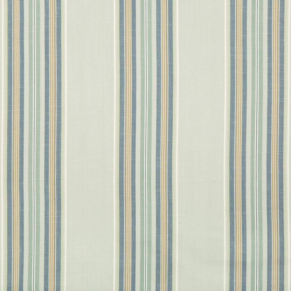 Verdon Stripe Sea/Blue by Brunschwig & Fils Fabric Brunschwig & Fils Fabric Verdon Stripe Sea/BlueFabric DURANCE COTTON - 100% India </p><p>Repeat: H: 7.5, V: 0 53 - Fabric Carolina -