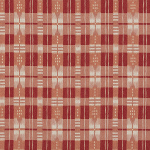 Mornas Plaid Red by Brunschwig & Fils Designer Fabric