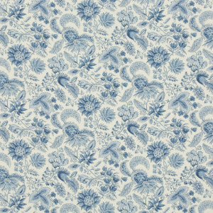 Gwendoline Print Blue by Brunschwig & Fils Designer Fabric