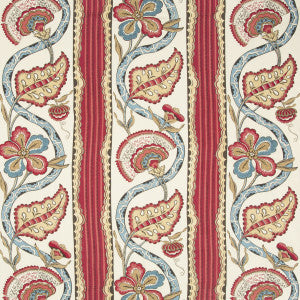 Gautier Print Cranberry by Brunschwig & Fils Designer Fabric