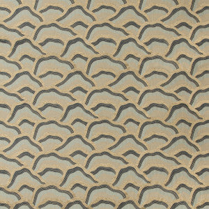 Les Rizieres Emb Blue/Aqua by Brunschwig & Fils Designer Fabric