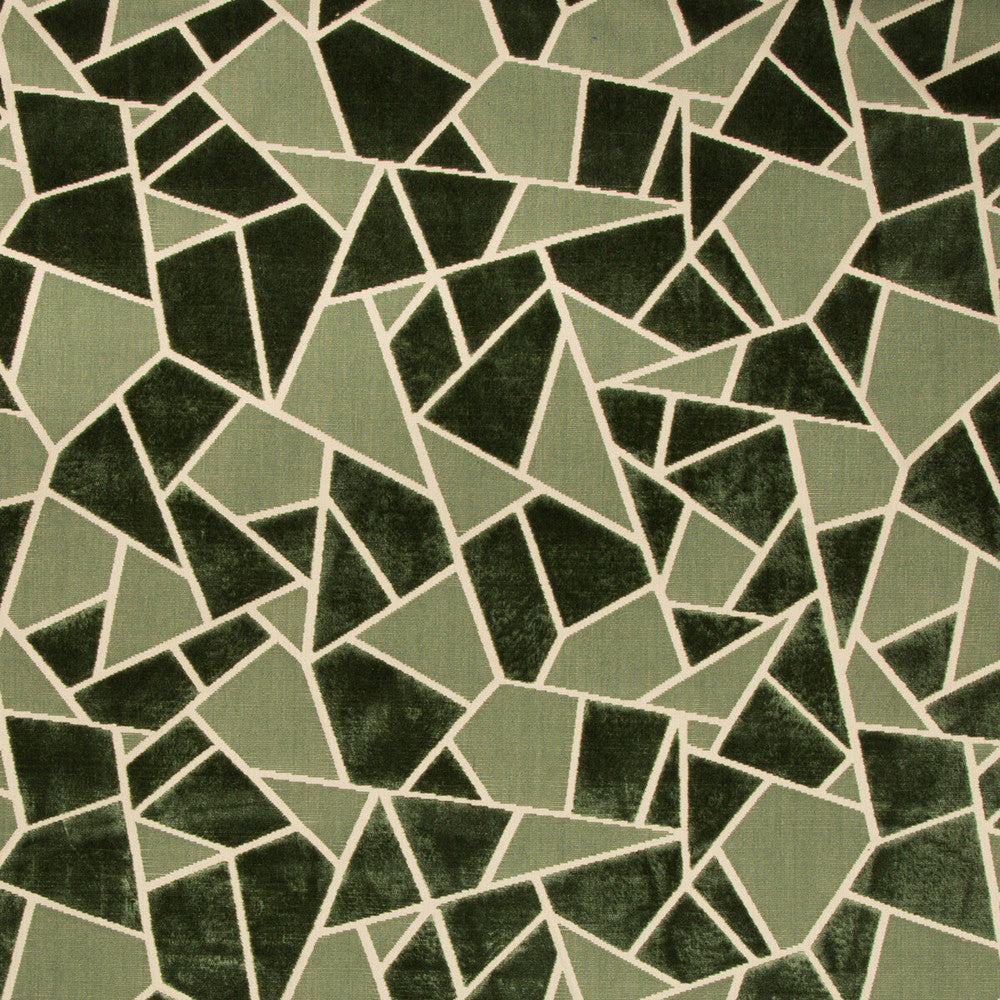 La Tortue Velvet Green by Brunschwig & Fils Fabric Brunschwig & Fils Fabric La Tortue Velvet GreenFabric LES ENSEMBLIERS VISCOSE - 54%;COTTON - 46% India </p><p>Repeat: H: 27, V: 20.5 54 - Fabric Carolina -