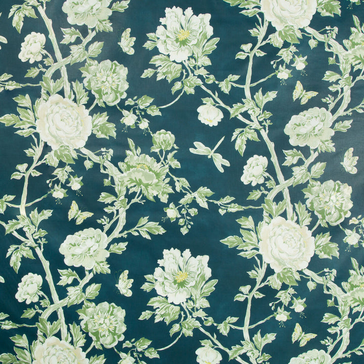 Les Pivoines Print Green by Brunschwig & Fils Fabric Brunschwig & Fils Fabric Les Pivoines Print GreenFabric LES ENSEMBLIERS COTTON - 100% France </p><p>Repeat: H: 27, V: 28 54 - Fabric Carolina -
