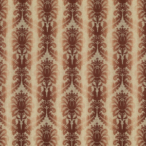 Poivre Damask Red by Brunschwig & Fils Designer Fabric