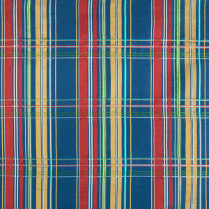 La Comelle Plaid Blue by Brunschwig & Fils Designer Fabric