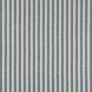 Rollo Stripe Indigo by Brunschwig & Fils Designer Fabric