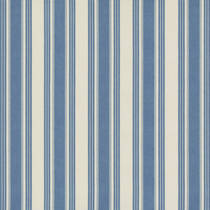 Colmar Stripe French Blue by Brunschwig & Fils Fabric Brunschwig & Fils Fabric Colmar Stripe French BlueFabric FOLIO FRANCAIS COTTON - 100% India </p><p>Repeat: H: 8.82, V: 0 53 - Fabric Carolina -
