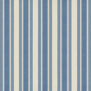 Colmar Stripe French Blue by Brunschwig & Fils Designer Fabric