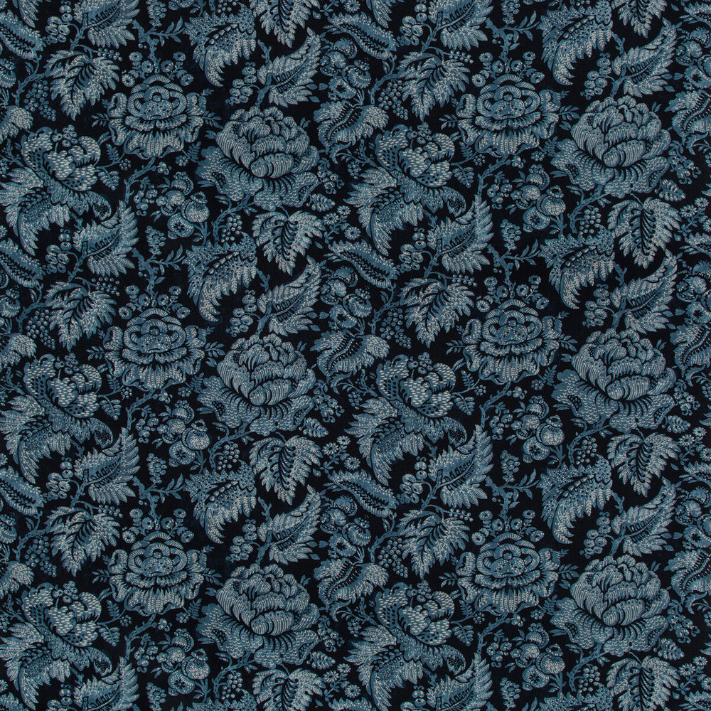 Wesserling Print Indigo by Brunschwig & Fils Fabric Brunschwig & Fils Fabric Wesserling Print IndigoFabric FOLIO FRANCAIS COTTON - 64%;LINEN - 36% Switzerland </p><p>Repeat: H: 21, V: 13.94 53.54 - Fabric Carolina -