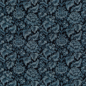 Wesserling Print Indigo by Brunschwig & Fils Designer Fabric