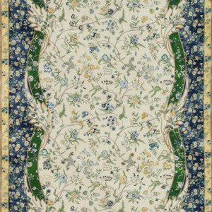 Menars Border Ii Marine by Brunschwig & Fils Designer Fabric