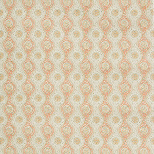 Nadari Print Peach/Gold by Brunschwig & Fils Designer Fabric
