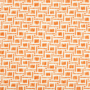 Mira Print Orange by Brunschwig & Fils Designer Fabric
