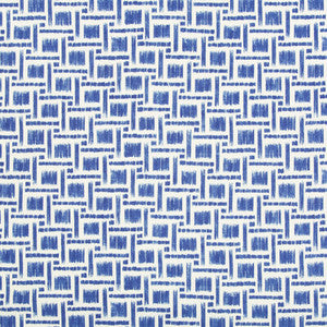 Mira Print Blue by Brunschwig & Fils Designer Fabric