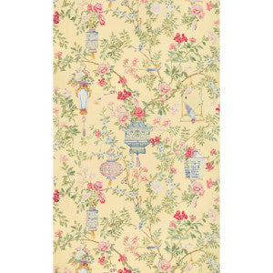 Jardin Fleuri Print Sun by Brunschwig & Fils Designer Fabric