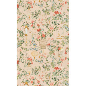 Jardin Fleuri Print Petal by Brunschwig & Fils Designer Fabric