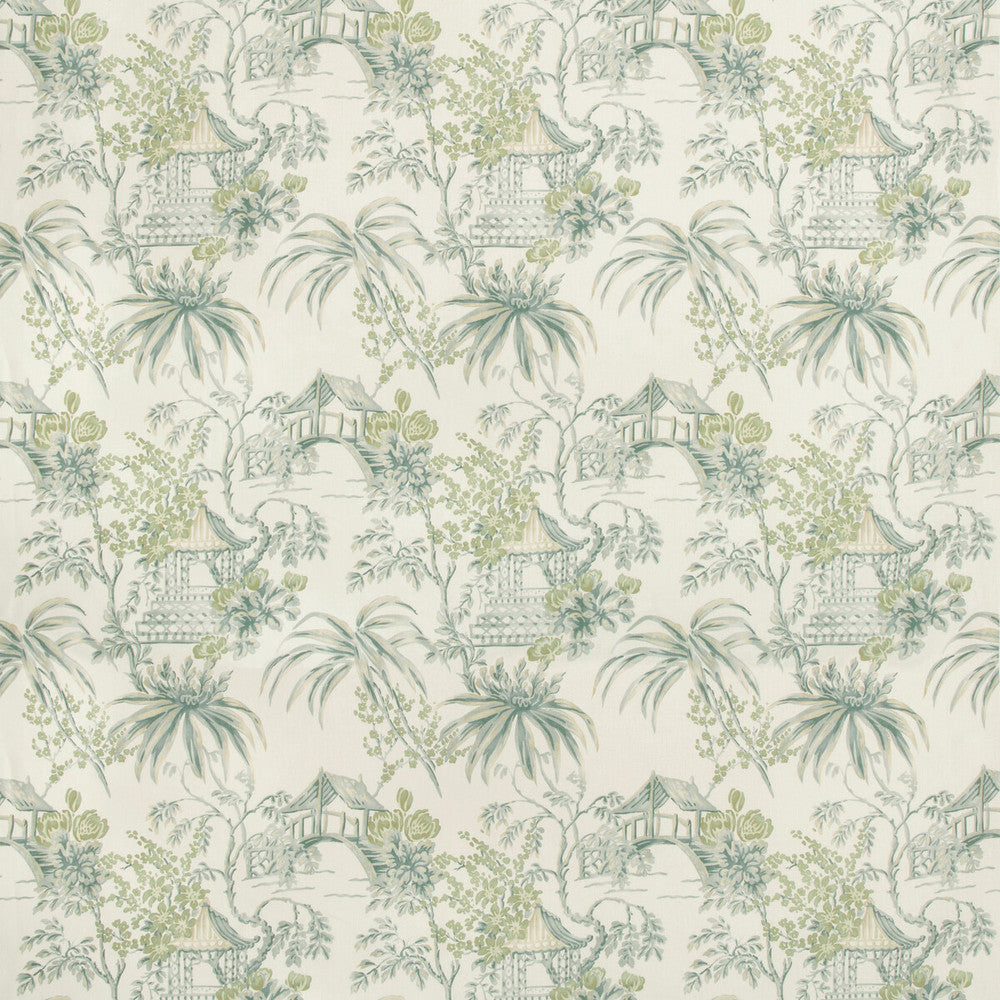 Tongli Print Lagoon by Brunschwig & Fils Fabric Brunschwig & Fils Fabric Tongli Print LagoonFabric SUMMER PALACE LINEN - 100% United Kingdom </p><p>Repeat: H: 18, V: 22.36 54 - Fabric Carolina -