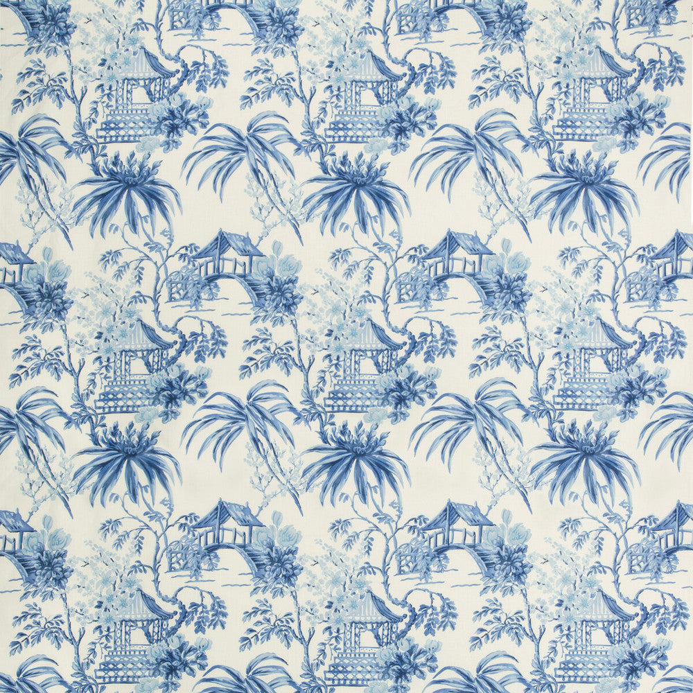 Tongli Print Porcelain by Brunschwig & Fils Fabric Brunschwig & Fils Fabric Tongli Print PorcelainFabric SUMMER PALACE LINEN - 100% United Kingdom </p><p>Repeat: H: 18, V: 22.36 54 - Fabric Carolina -