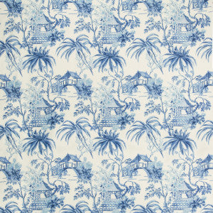 Tongli Print Porcelain by Brunschwig & Fils Designer Fabric