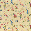 Cirque Chinois Print Sun by Brunschwig & Fils Designer Fabric