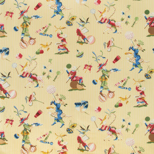 Cirque Chinois Print Sun by Brunschwig & Fils Designer Fabric