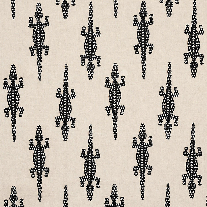 Baracoa Black 80200 by Schumacher Fabric Schumacher Fabric Baracoa Black 80200Fabric LINEN 37% INDIA </p><p>Repeat: H: HORZ. 23 3/5" (60CM), V: VERT. 15 3/4" (40CM) 52 - Fabric Carolina -
