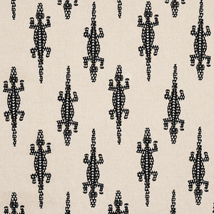 Baracoa Black 80200 by Schumacher Designer Fabric